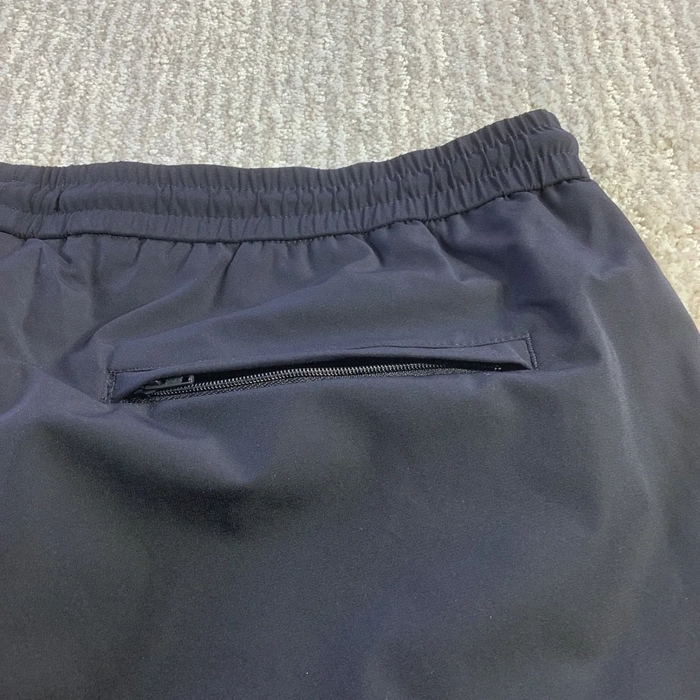REISS Mens Navy Climb Trouser Relaxed Fit Drawstring Waist Zip Ankle Size 36 NWT